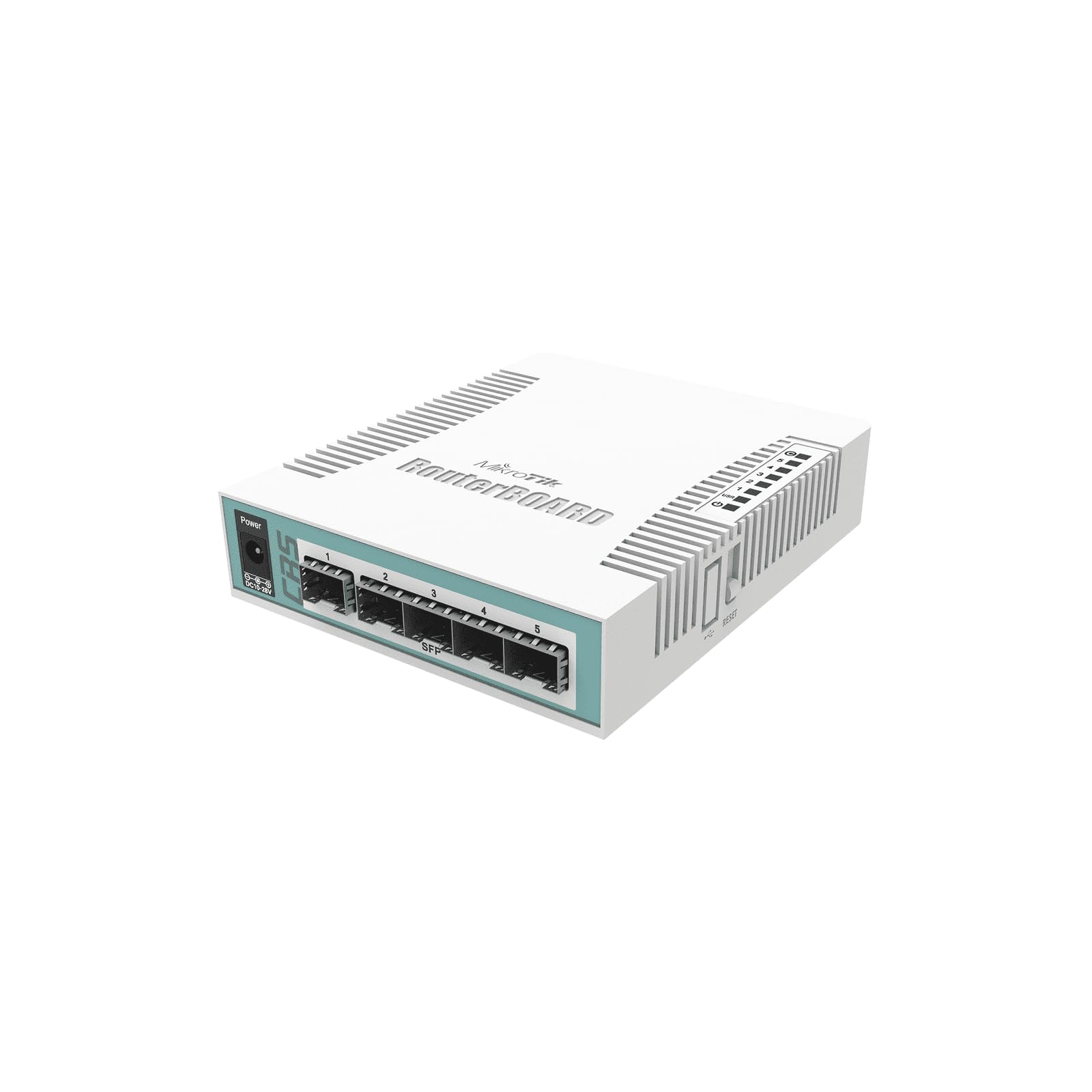 MikroTik Cloud Router Switch with 1 Gigabit Ethernet / SFP Combo Port and 5 SFP Cages (CRS106-1C-5S)