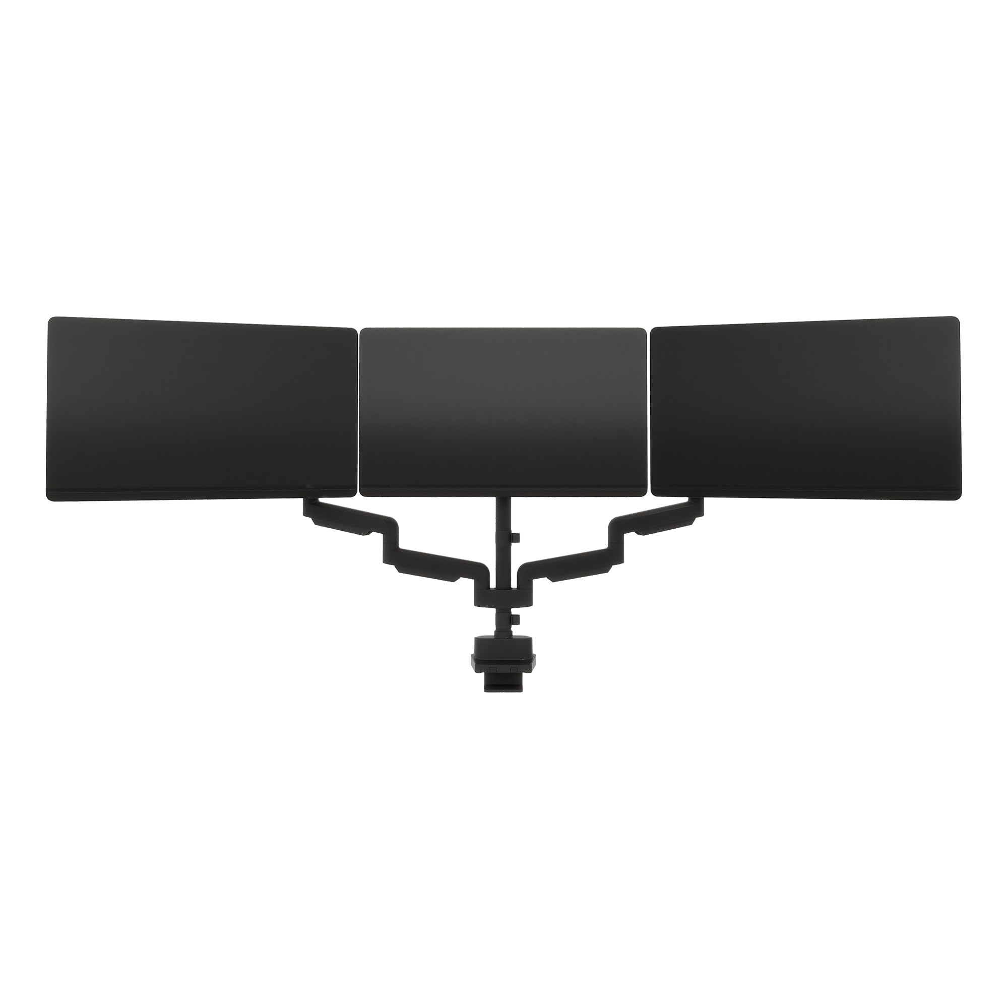 Vari Triple Monitor Arm - VariDesk 3 Computer Monitor Mount Accessory - VESA Compatible Stand with 180 Degree Adjustment - Heavy Duty Articulating Arm - Black