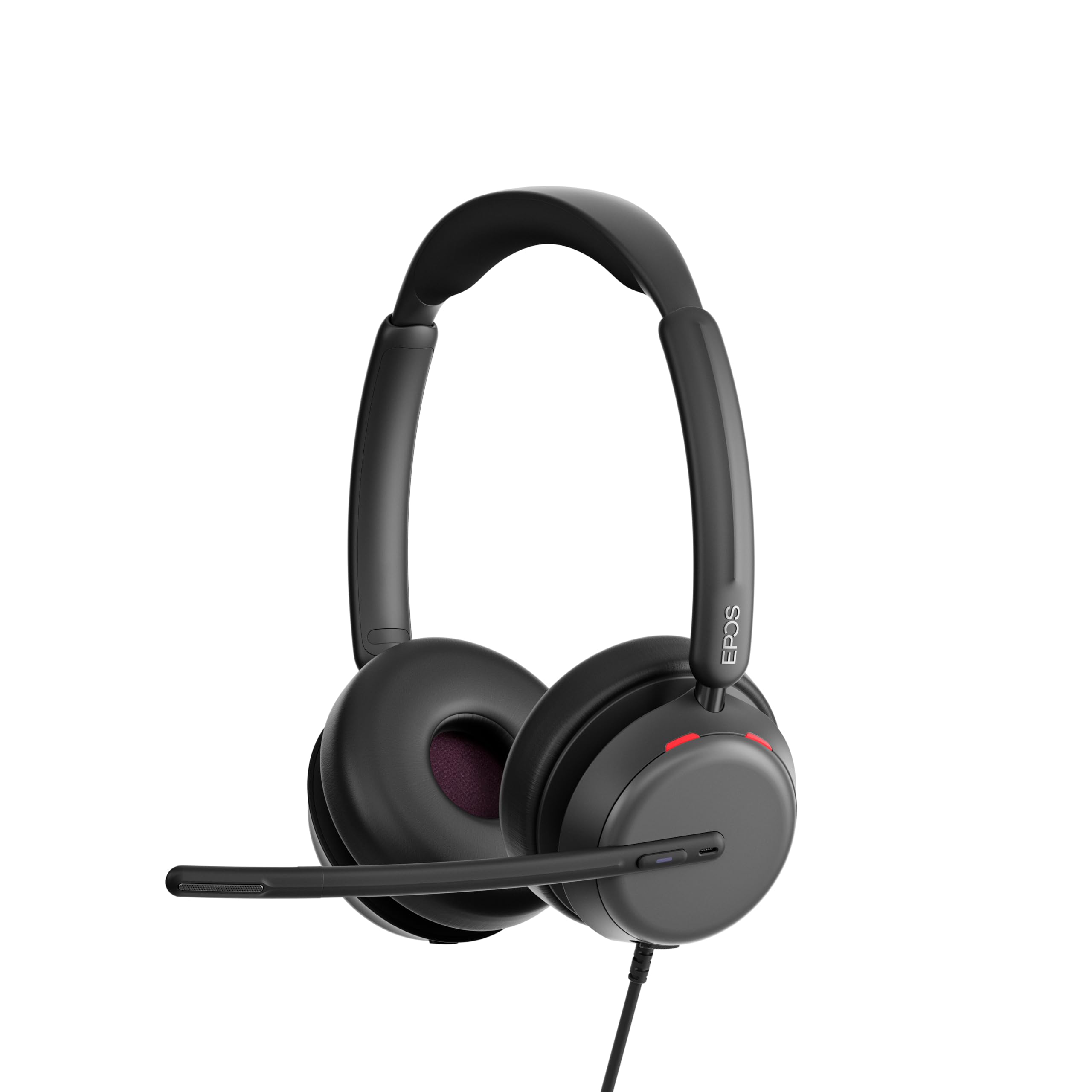 EPOS Impact 860T ANC Dual-Sided Wired Headset with Active Noise Cancellation, Microsoft Teams Certified, USB C and USB A, Super Wideband Audio, Ideal for Office Calls, Zoom, Home & Hybrid Work, Black