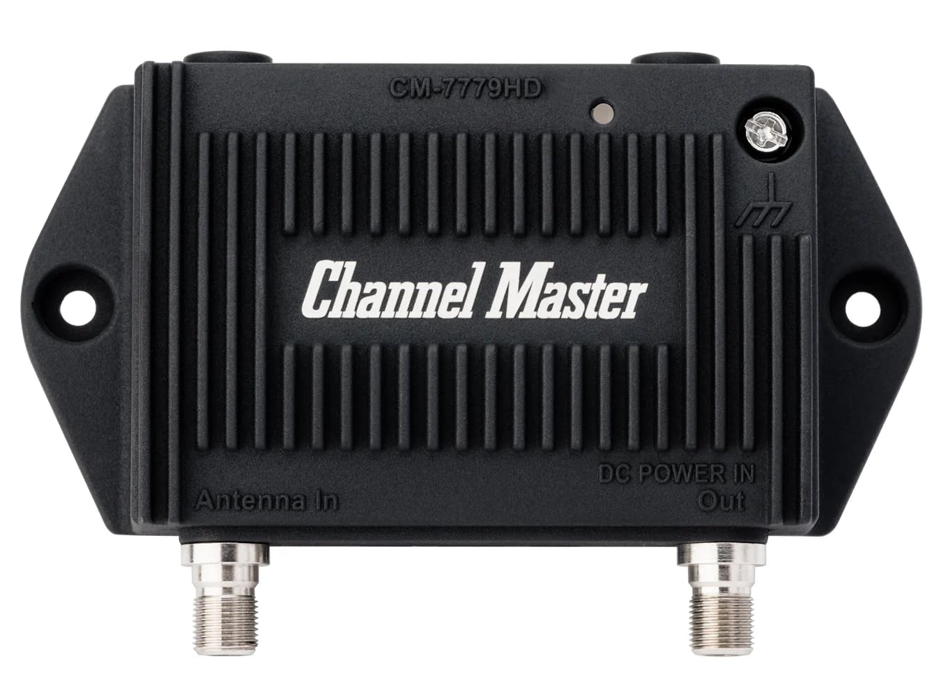 Channel Master TV Antenna PreAmp 1-1-Port TV Antenna Pre-Amplifier, Built-in LTE Filter, 17-30dB Gain, Compatible with Non-Amplified TV Antennas, Increases Signal Strength, Indoor/Outdoor